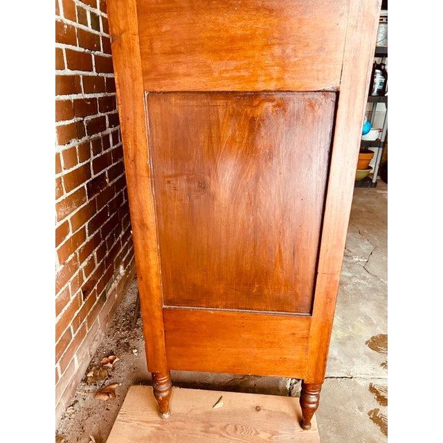 Antique Mid-Century, Modern , American Tiger Maple 4 Drawer Dresser, Circa 1840-1860 For Sale - Image 9 of 11