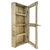 with its simple lines and light patina, this small wooden wall display case embodies the authenticity of utilitarian...