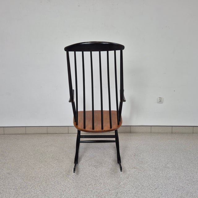 Mid-Century Modern Mid-Century Danish Rocking Chair from Lena Larsson Grandessa, 1950s For Sale - Image 3 of 12