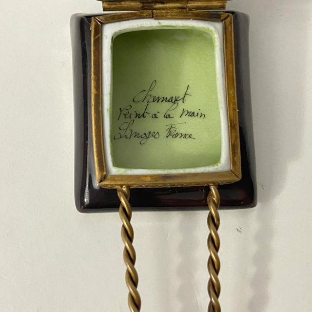 Ceramic Vintage Ross & Simons Jewelry Store Bag Engagement Ring Limoges Trinket Box For Sale - Image 7 of 10