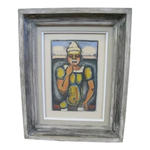 Georges Rouault Limited Edition Framed Aquatint Cirque De L’Etoile Filante 1935