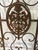 Vintage Wrought Iron Panel Wall Art With Dragons For Sale - Image 4 of 5