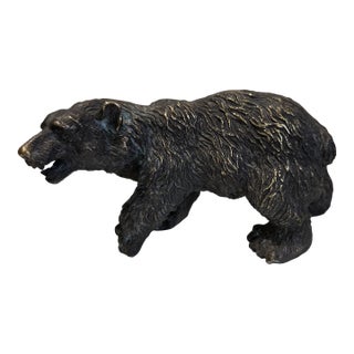 Bronze California Bear Statue For Sale