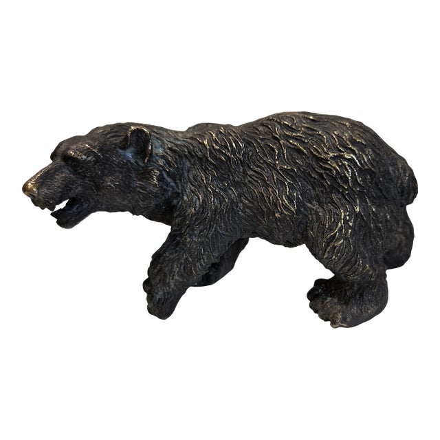 Bronze California Bear Statue For Sale