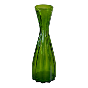 Tall Mid-Century Emerald Green Vase.