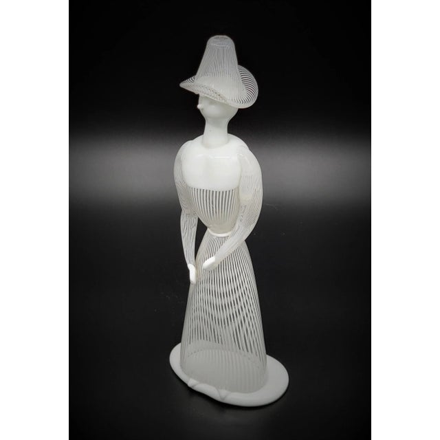 Mid-Century Modern Vintage Murano Glass Figurine by Fulvio Bianconi for Venini For Sale - Image 3 of 12