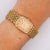 Vintage Patek Philippe 18k Gold Ladies Champagne Dial Mesh Bracelet Watch For Sale - Image 9 of 14