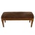 Traditional Upholstered Bench With Greek Key Detail For Sale - Image 3 of 3