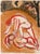 Marc chagall caïn et abel (cain and abel) from "drawings for the bible" colour lithograph on paper publisher: verve, paris...