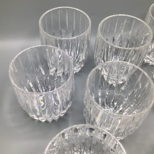 Hollywood Regency Mikasa Park Lane Double Old Fashioned Glasses - Set of 8 For Sale - Image 3 of 12