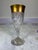 Late 20th Century Vintage Moser "Splendid" Crystal Stemware Goblet With 24k Gold Rim For Sale - Image 5 of 9