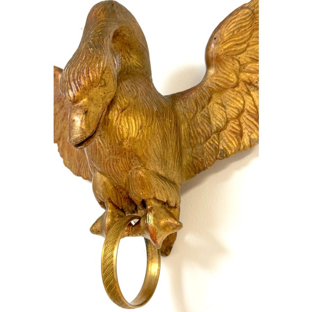 19th C. French Giltwood, Ormolu Swan Bed Corona, Circle Desmalter/ Krieger For Sale - Image 15 of 18