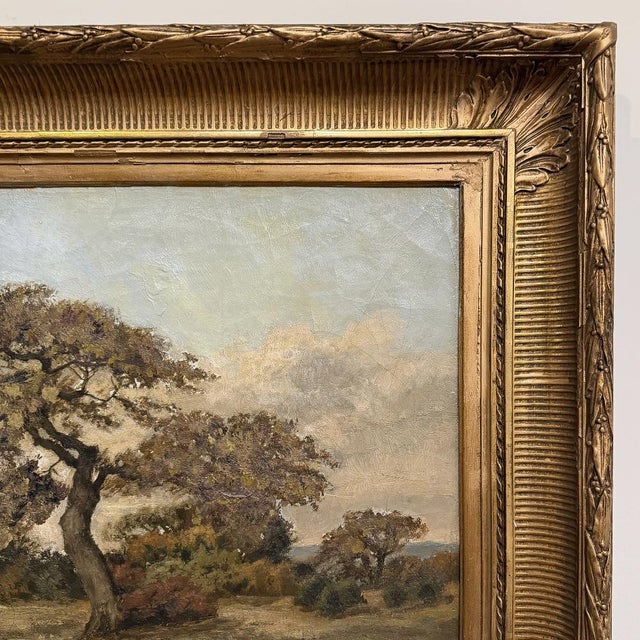 Camel 19th Century Oil Painting on Canvas in Original Gilt Frame by Théodore Baron (1840–1899) For Sale - Image 8 of 16