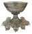 Vintage 1930s Heisey Greek Key Punch Bowl and Stand With Cups - 15 Piece Set For Sale