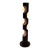 1970s Modeline of California Sculptural Carved Walnut Totem Floor Lamp For Sale