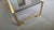 1970s Vintage 1970s Design Institute of America Brass & Smoked Glass Coffee Table – Greek Key Design For Sale - Image 5 of 12