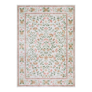 Lavable Machine Woven Rug Cream 2x3 For Sale