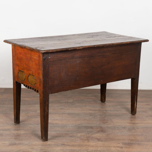 19th Century Portuguese Oak Side Console Table With Original Painted Finish For Sale - Image 16 of 16