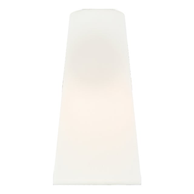 AERIN for Visual Comfort Signature Olina 10" Sconce in Hand-Rubbed Antique Brass and Mahogany with Linen Shade For Sale