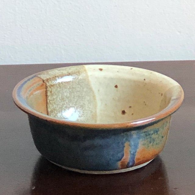 Ceramic Small Mid-Century Modern Style Studio Pottery Bowl For Sale - Image 7 of 12