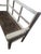 Early 21st Century Preowned Rustic Farmhouse Architectural Window-Back Bench For Sale - Image 5 of 5
