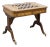 Drexel Heritage Mahogany & Tooled Leather Game Table For Sale