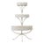 Continental European 19th Century Victorian Painted Metal Three-Tier Plant Stand For Sale