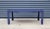 Carl Springer Style blue Raffia Coffee Table .blue coffee table wrapped in raffia. It is featuring clean lines and a...