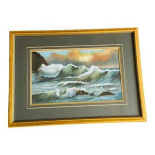 Watercolor Seascape by Catherine Douglass For Sale