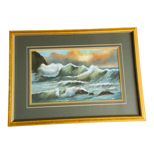 Watercolor Seascape by Catherine Douglass For Sale