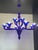 Venetian Blue Murano Glass Chandelier by Simoeng For Sale - Image 5 of 7