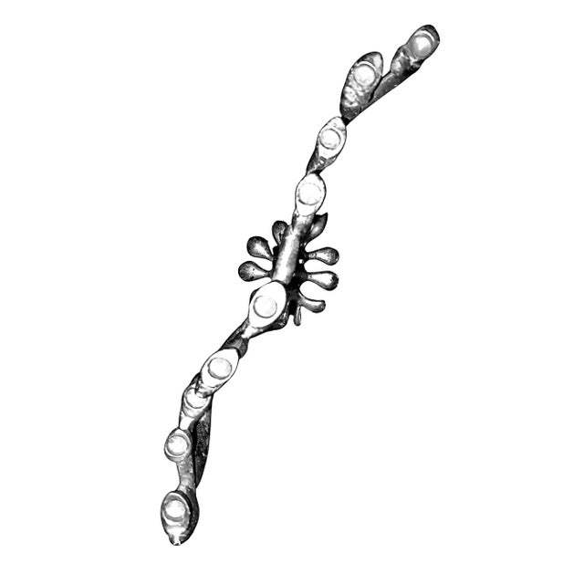 Vintage Mid Century Modern Don Drumm Style Aluminum Abstract Brutalist Artisan Sculpture Menorah For Sale - Image 10 of 13