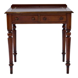 Leather Topped Writing Desk For Sale
