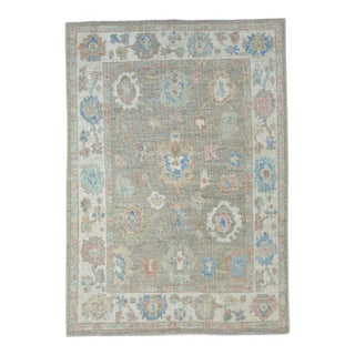 Turkish Oushak Rug 5' x 7' #17960 For Sale