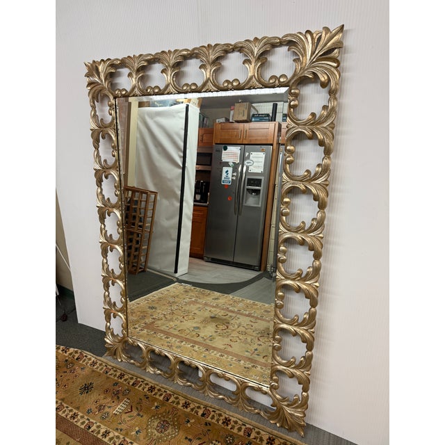 Design Plus Gallery presents a Remarkable Wall Mount or Leaning Full-Length Mirror. Talk about extravagance, this...