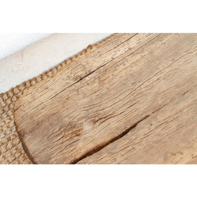 19th Century Old Oxidized Wood African Coffee Table For Sale - Image 5 of 10