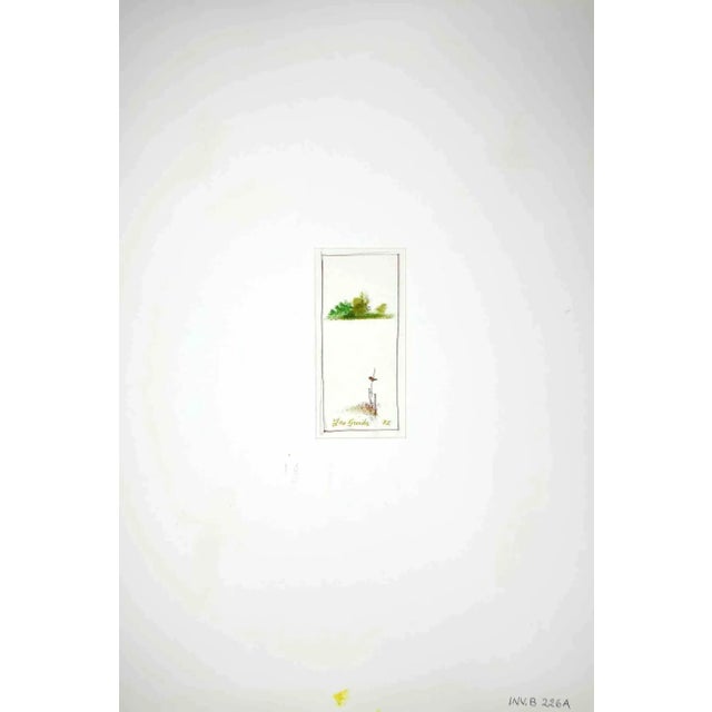 Sketch is an original artwork realized in the 1970s by the Italian Contemporary artist Leo Guida. Original Ink and...