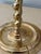 Pair of Large Vintage Solid Brass Candlestick Lamps For Sale - Image 14 of 14