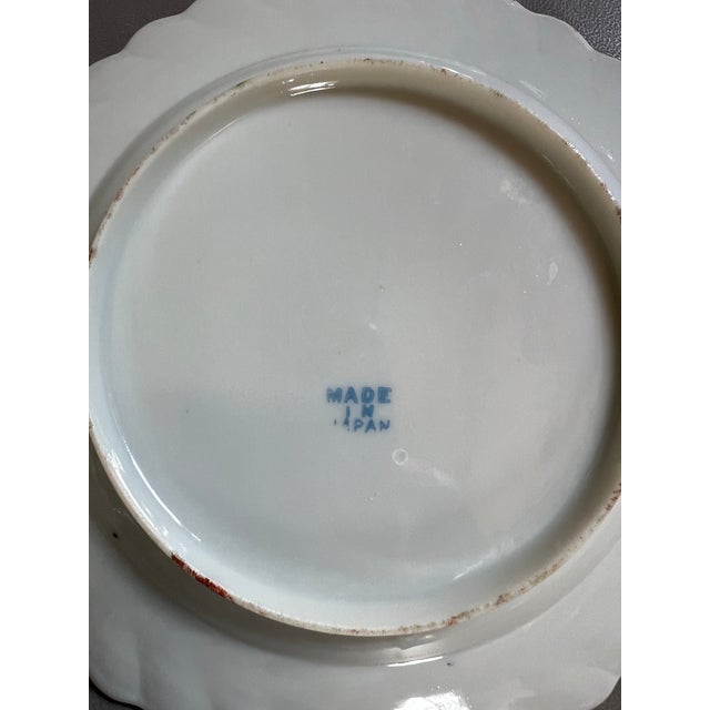 1920s Antique 1920s Japanese Geisha Kutani Hand Painted Plates - 2 For Sale - Image 5 of 7