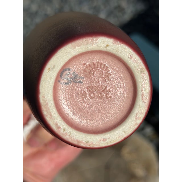 Art Nouveau Antique Rookwood Pottery Vase Signed Sallie Coyne 1926 Arts & Crafts For Sale - Image 3 of 7