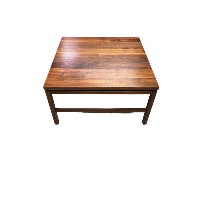 1960s Gunlocke Walnut Side Table For Sale - Image 5 of 12