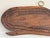 Midcentury Coastal cribbage game board in the shape of a whale. Hand crafted with a brass ring, it is a lovely old coastal...