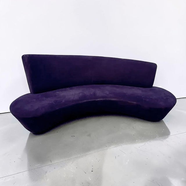 2000 - 2009 Postmodern Kidney Sofa by Directional For Sale - Image 5 of 8