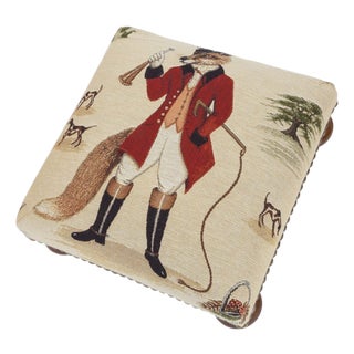 The Hon. Freddie Fox Tapestry Footstool For Sale