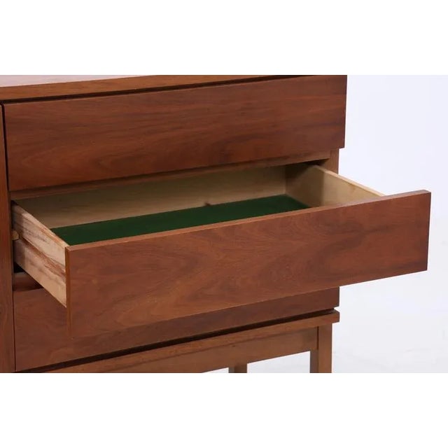 Mid-Century Walnut Sideboard with Drawers, 1960s For Sale - Image 9 of 15