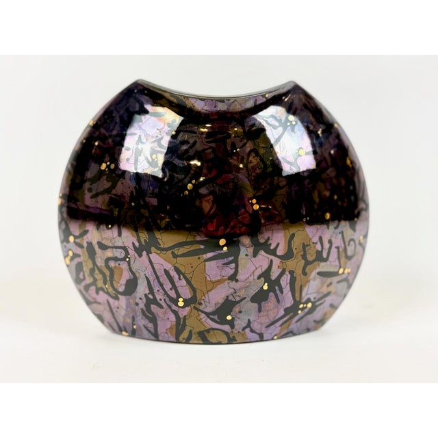 Postmodern Ceramic Vase from Steuler Design, 1980s For Sale - Image 6 of 10