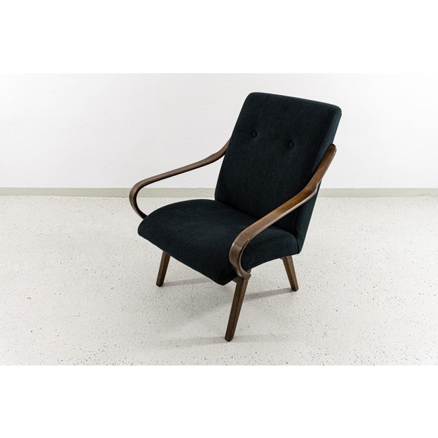 Vintage Armchair by Jaroslav Šmídek for Ton, Czechoslovakia, 1960s For Sale - Image 10 of 14