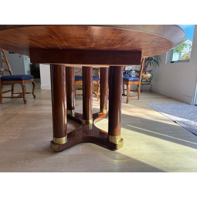 Brown 1990s Henredon Dining Table For Sale - Image 8 of 16