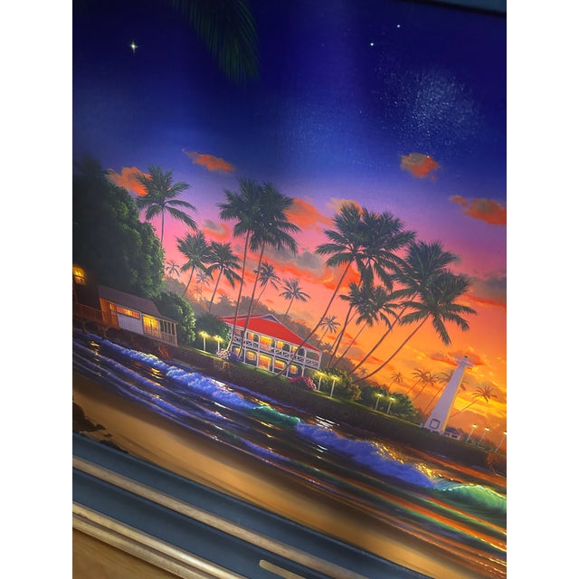 Contemporary 1980s Lahaina Twilight by Al Hogue For Sale - Image 3 of 9