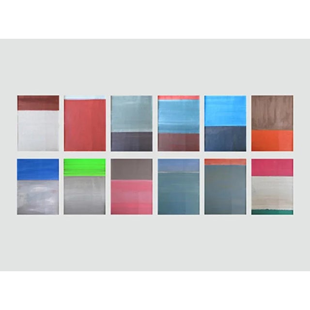 Daniel Göttin "Untitled 1-12 2017", Painting For Sale - Image 13 of 13